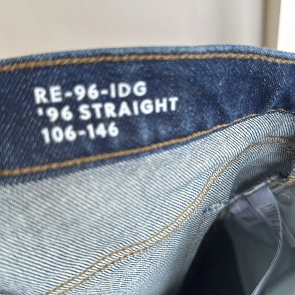 J. Crew Dark Indigo Straight Jeans Cropped, Like New Worn Once